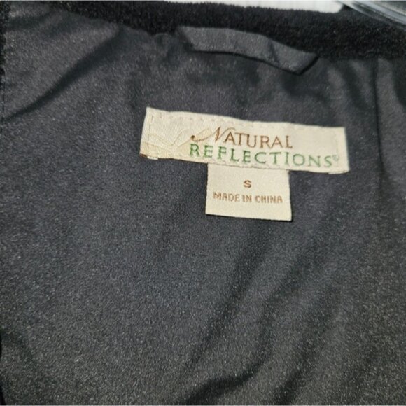 Natural Reflections Women's Hooded Black Winter Insulated Jacket,  Sz S - Picture 11 of 16